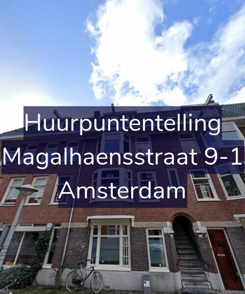 Foto gevel Huurpuntentelling voor Magalhaensstraat 9-1, Amsterdam