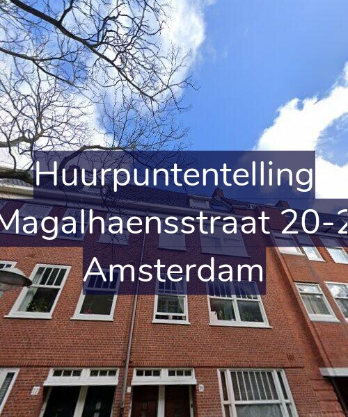 Foto gevel Huurpuntentelling voor Magalhaensstraat 20-2, Amsterdam