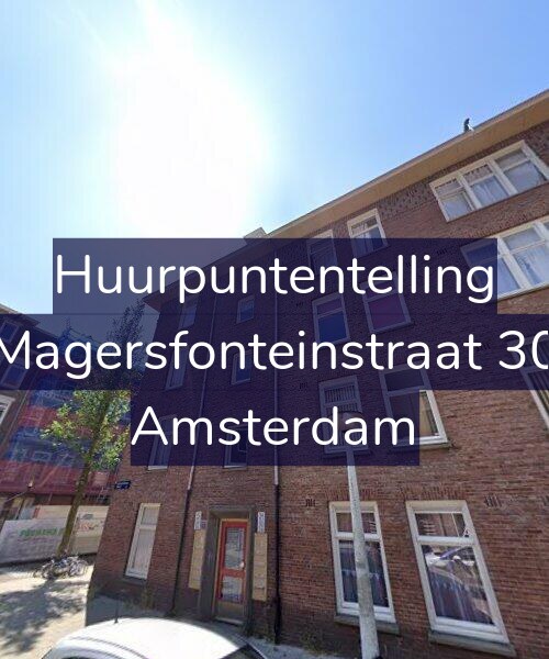 Foto gevel Huurpuntentelling voor Magersfonteinstraat 30, Amsterdam