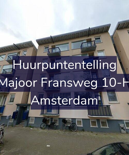 Foto gevel Huurpuntentelling voor Majoor Fransweg 10-H, Amsterdam