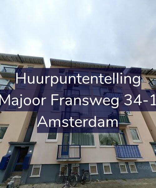Foto gevel Huurpuntentelling voor Majoor Fransweg 34-1, Amsterdam
