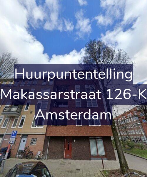 Foto gevel Huurpuntentelling voor Makassarstraat 126-K, Amsterdam