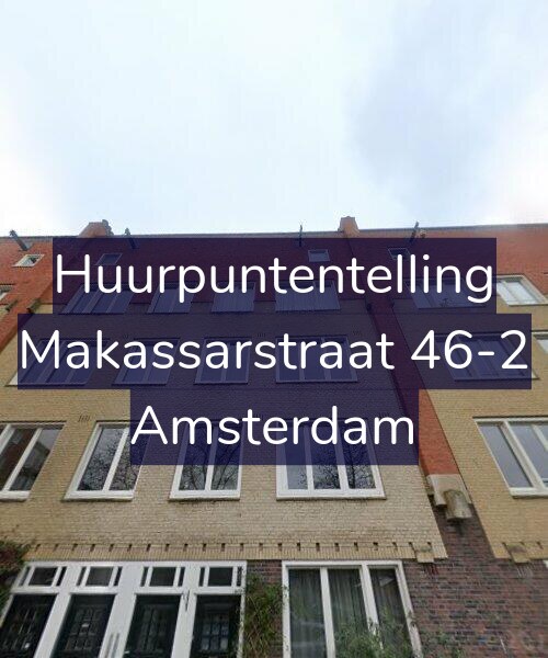 Foto gevel Huurpuntentelling voor Makassarstraat 46-2, Amsterdam