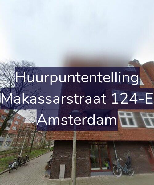 Foto gevel Huurpuntentelling voor Makassarstraat 124-E, Amsterdam