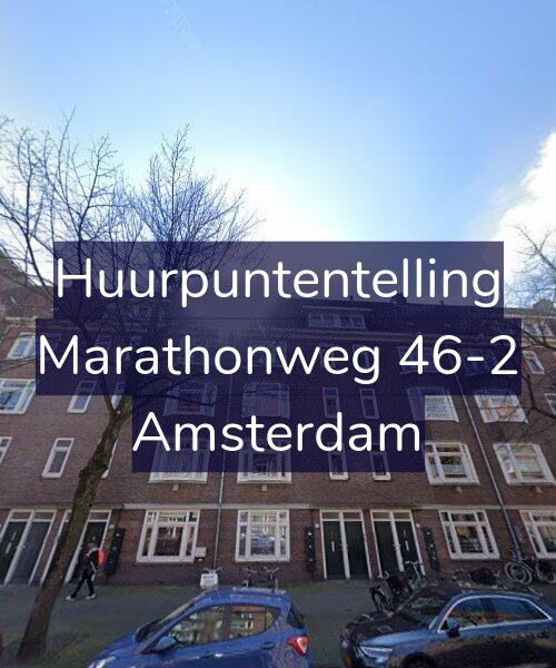 Foto gevel Huurpuntentelling voor Marathonweg 46-2, Amsterdam