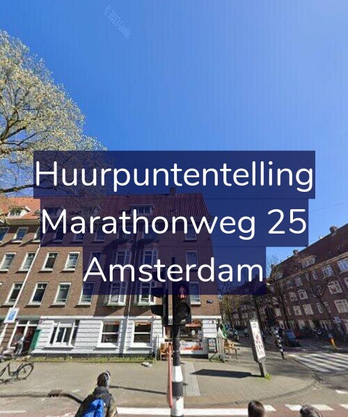 Foto gevel Huurpuntentelling voor Marathonweg 25, Amsterdam