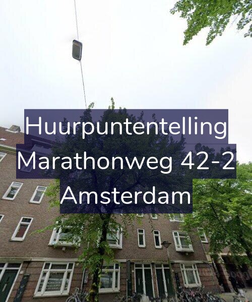 Foto gevel Huurpuntentelling voor Marathonweg 42-2, Amsterdam