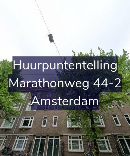 Foto gevel Huurpuntentelling voor Marathonweg 44-2, Amsterdam