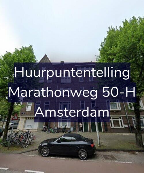 Foto gevel Huurpuntentelling voor Marathonweg 50-H, Amsterdam