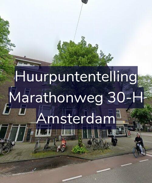 Foto gevel Huurpuntentelling voor Marathonweg 30-H, Amsterdam