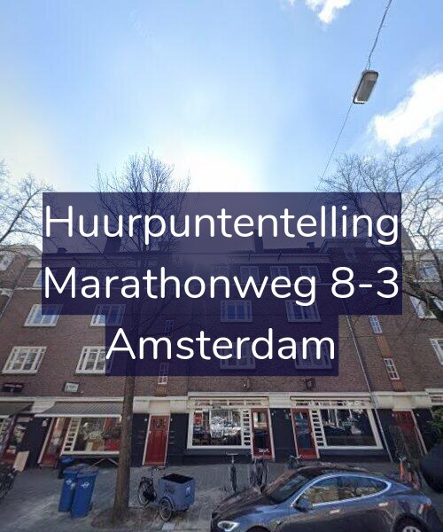 Foto gevel Huurpuntentelling voor Marathonweg 8-3, Amsterdam