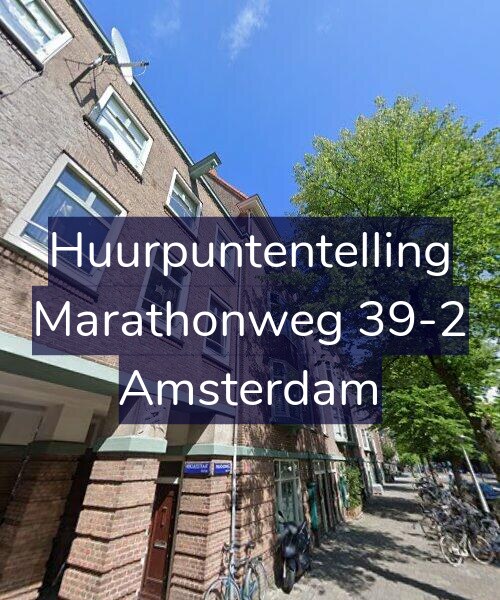 Foto gevel Huurpuntentelling voor Marathonweg 39-2, Amsterdam