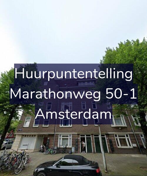 Foto gevel Huurpuntentelling voor Marathonweg 50-1, Amsterdam