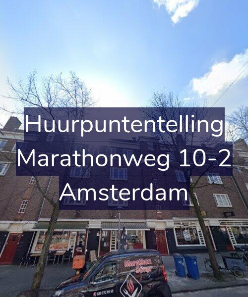 Foto gevel Huurpuntentelling voor Marathonweg 10-2, Amsterdam