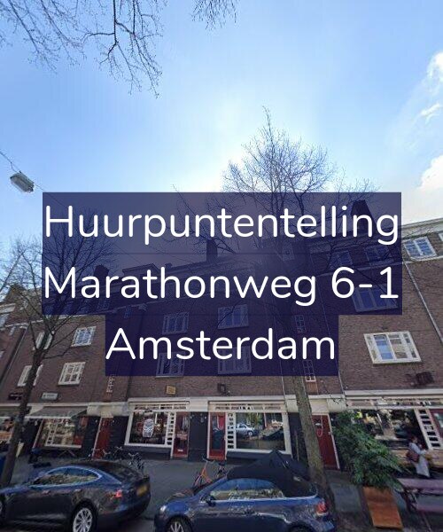 Foto gevel Huurpuntentelling voor Marathonweg 6-1, Amsterdam
