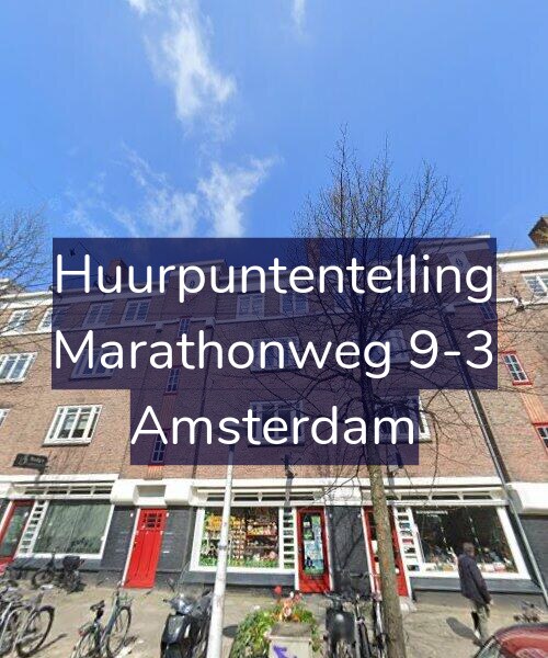 Foto gevel Huurpuntentelling voor Marathonweg 9-3, Amsterdam