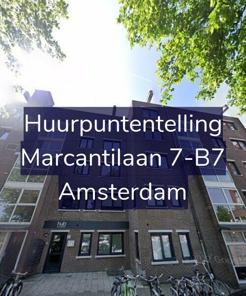 Foto gevel Huurpuntentelling voor Marcantilaan 7-B7, Amsterdam