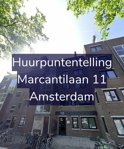 Foto gevel Huurpuntentelling voor Marcantilaan 11, Amsterdam