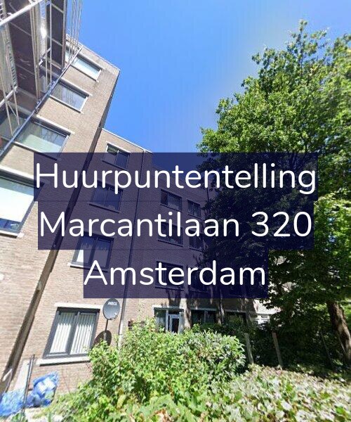 Foto gevel Huurpuntentelling voor Marcantilaan 320, Amsterdam