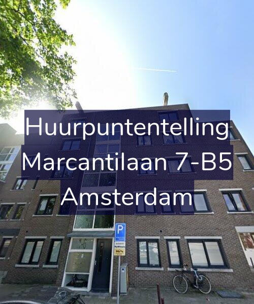 Foto gevel Huurpuntentelling voor Marcantilaan 7-B5, Amsterdam