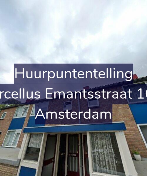 Foto gevel Huurpuntentelling voor Marcellus Emantsstraat 16-1, Amsterdam