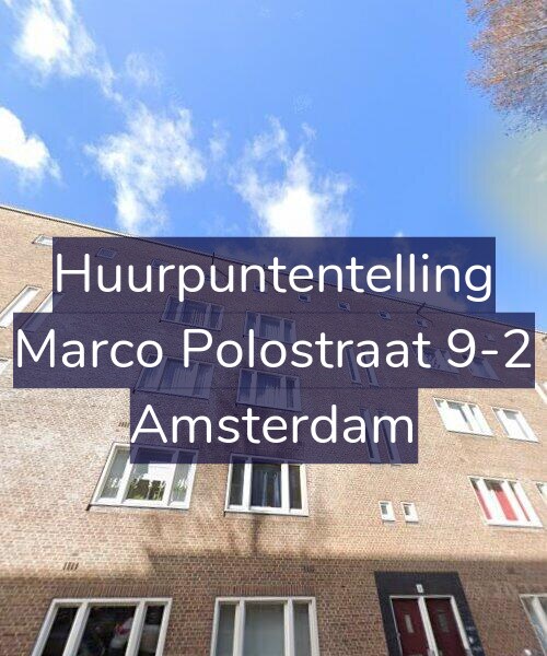 Foto gevel Huurpuntentelling voor Marco Polostraat 9-2, Amsterdam