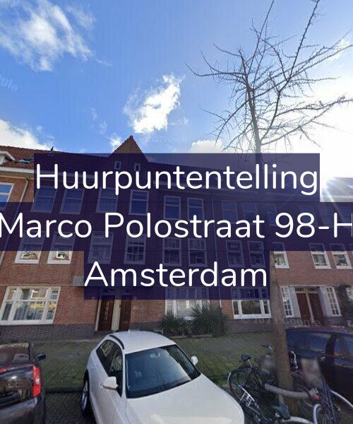 Foto gevel Huurpuntentelling voor Marco Polostraat 98-H, Amsterdam