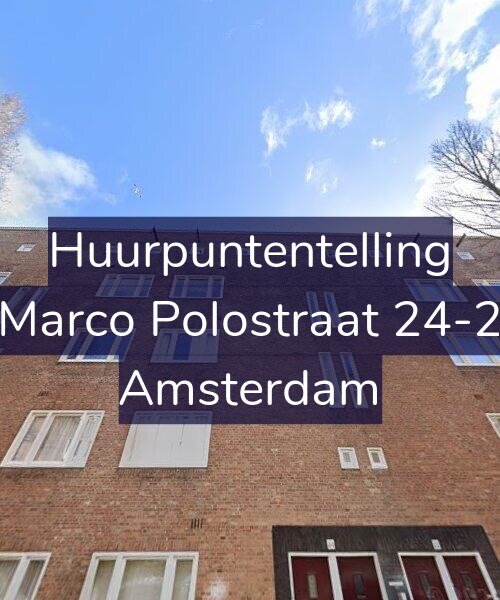 Foto gevel Huurpuntentelling voor Marco Polostraat 24-2, Amsterdam