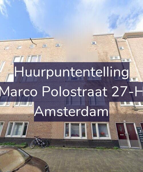 Foto gevel Huurpuntentelling voor Marco Polostraat 27-H, Amsterdam
