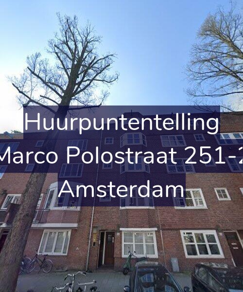 Foto gevel Huurpuntentelling voor Marco Polostraat 251-2, Amsterdam