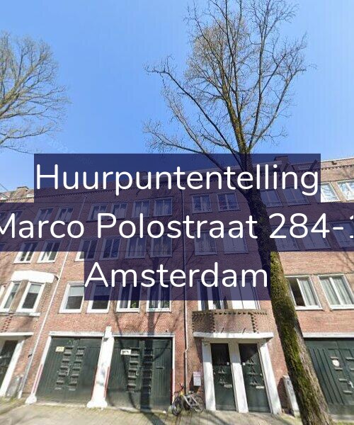 Foto gevel Huurpuntentelling voor Marco Polostraat 284-1, Amsterdam