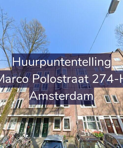 Foto gevel Huurpuntentelling voor Marco Polostraat 274-H, Amsterdam