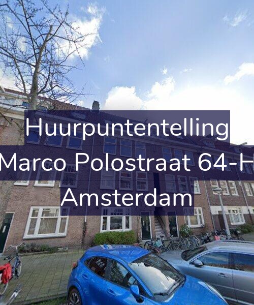 Foto gevel Huurpuntentelling voor Marco Polostraat 64-H, Amsterdam