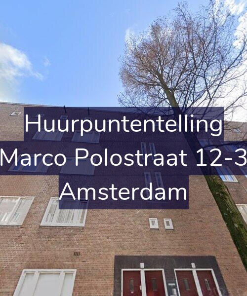 Foto gevel Huurpuntentelling voor Marco Polostraat 12-3, Amsterdam