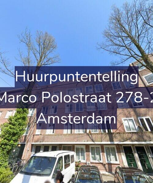 Foto gevel Huurpuntentelling voor Marco Polostraat 278-2, Amsterdam