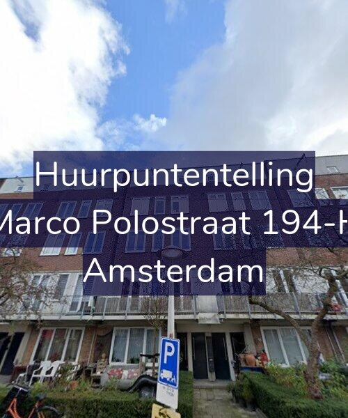 Foto gevel Huurpuntentelling voor Marco Polostraat 194-H, Amsterdam