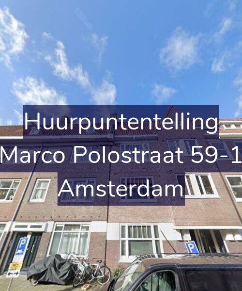 Foto gevel Huurpuntentelling voor Marco Polostraat 59-1, Amsterdam