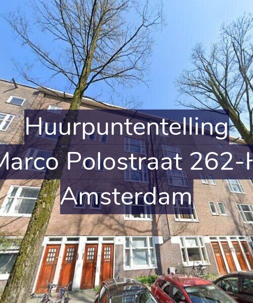 Foto gevel Huurpuntentelling voor Marco Polostraat 262-H, Amsterdam