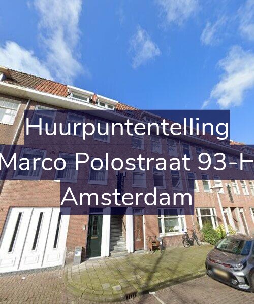 Foto gevel Huurpuntentelling voor Marco Polostraat 93-H, Amsterdam
