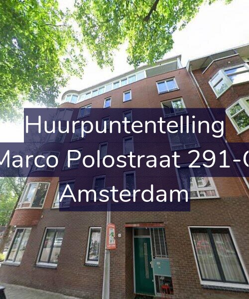 Foto gevel Huurpuntentelling voor Marco Polostraat 291-C, Amsterdam