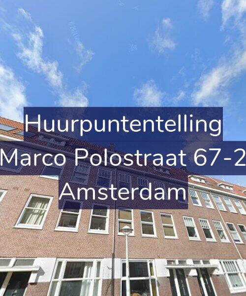 Foto gevel Huurpuntentelling voor Marco Polostraat 67-2, Amsterdam