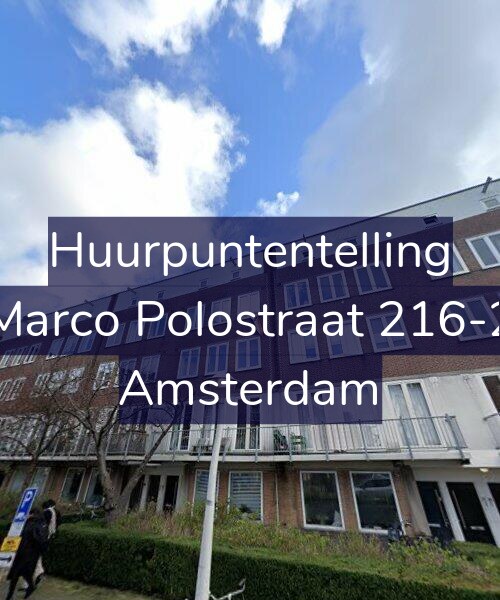 Foto gevel Huurpuntentelling voor Marco Polostraat 216-2, Amsterdam