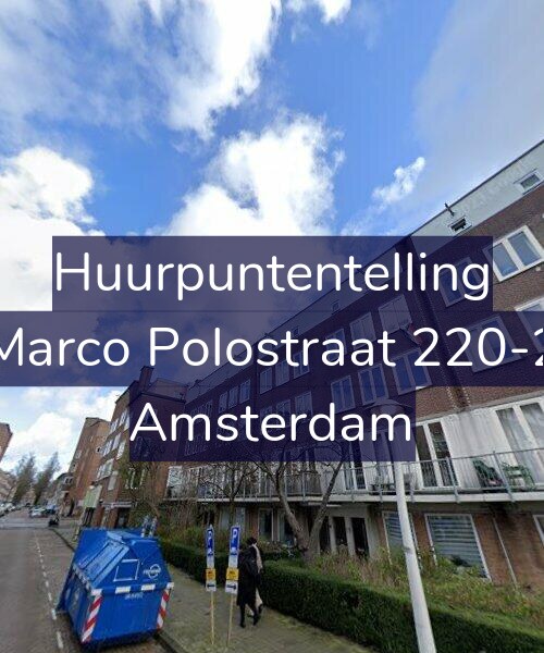 Foto gevel Huurpuntentelling voor Marco Polostraat 220-2, Amsterdam