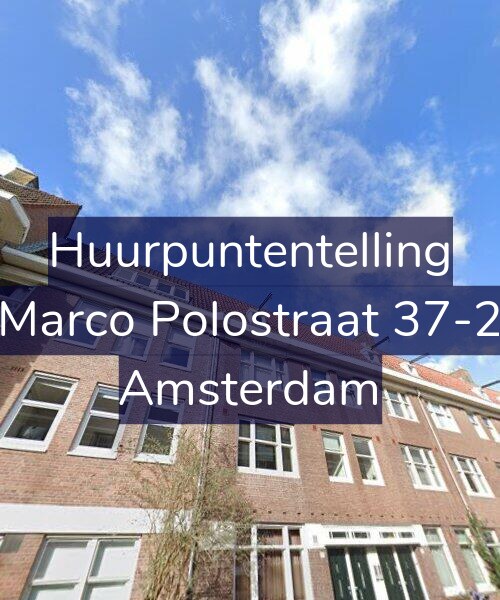 Foto gevel Huurpuntentelling voor Marco Polostraat 37-2, Amsterdam