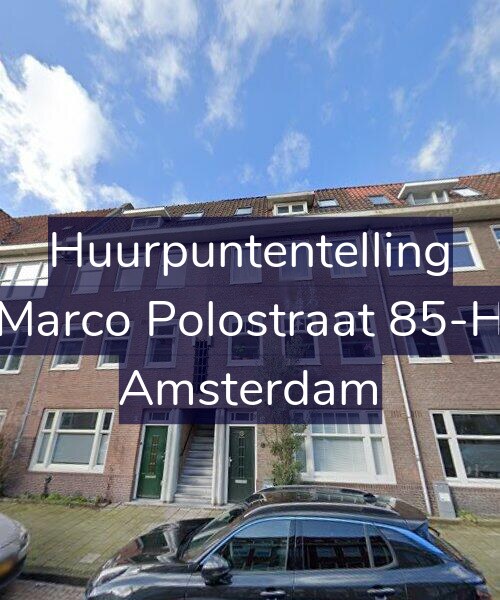 Foto gevel Huurpuntentelling voor Marco Polostraat 85-H, Amsterdam