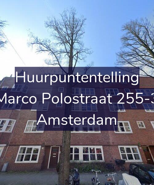 Foto gevel Huurpuntentelling voor Marco Polostraat 255-3, Amsterdam