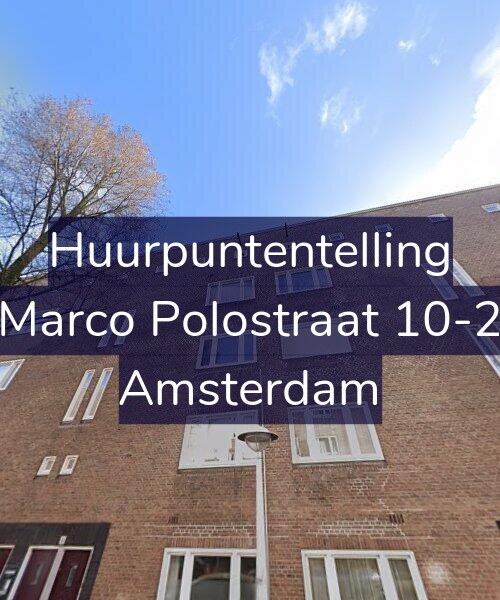 Foto gevel Huurpuntentelling voor Marco Polostraat 10-2, Amsterdam