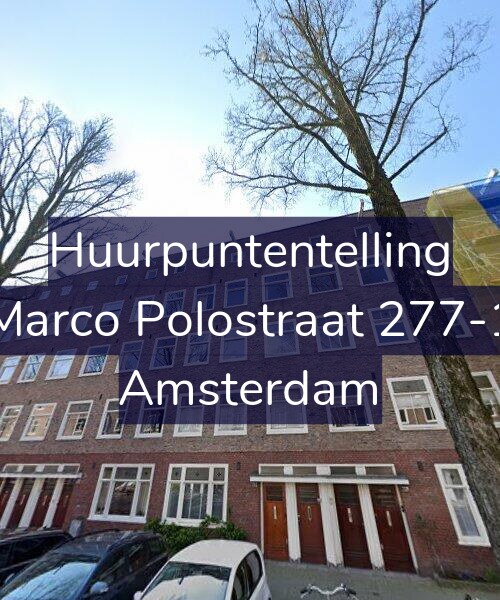 Foto gevel Huurpuntentelling voor Marco Polostraat 277-1, Amsterdam