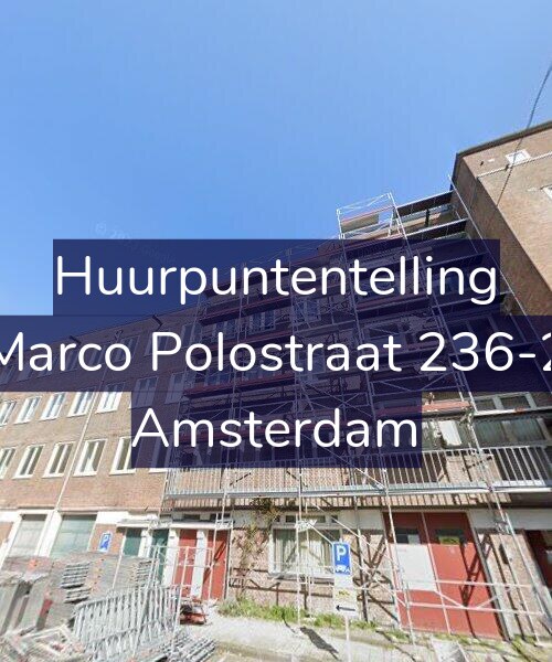 Foto gevel Huurpuntentelling voor Marco Polostraat 236-2, Amsterdam