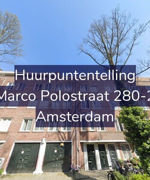 Foto gevel Huurpuntentelling voor Marco Polostraat 280-2, Amsterdam